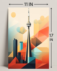 Geometric Skyline Poster