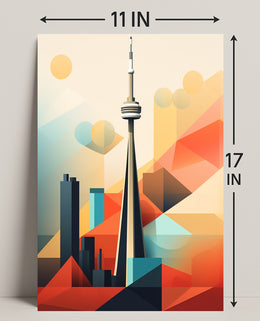 Geometric Skyline Poster