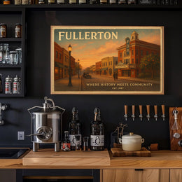 Fullerton History Community Travel Poster