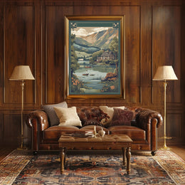 Serene Countryside Retreat Poster