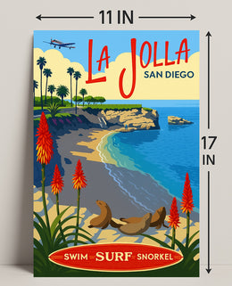 La Jolla San Diego Poster PosterGoat