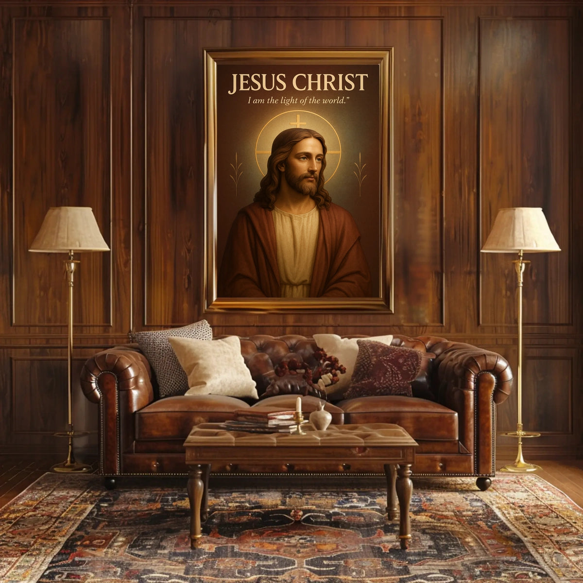 Jesus Christ Light Of The World Poster