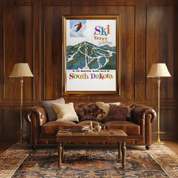 Ski Terry Peak In The Black Hills Poster