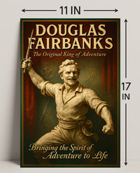 Douglas Fairbanks The Original King of Adventure Poster PosterGoat