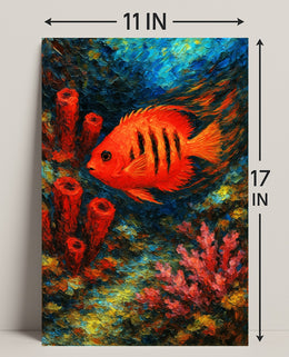 Vibrant Underwater World Poster PosterGoat