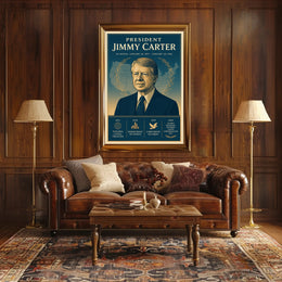 Jimmy Carter Leadership Gallery Print PosterGoat