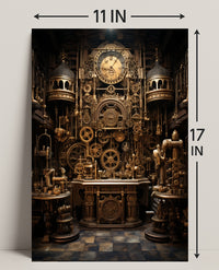 Steampunk Clockwork Masterpiece Poster