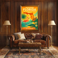 Discover Florida The Sunshine State Awaits Poster