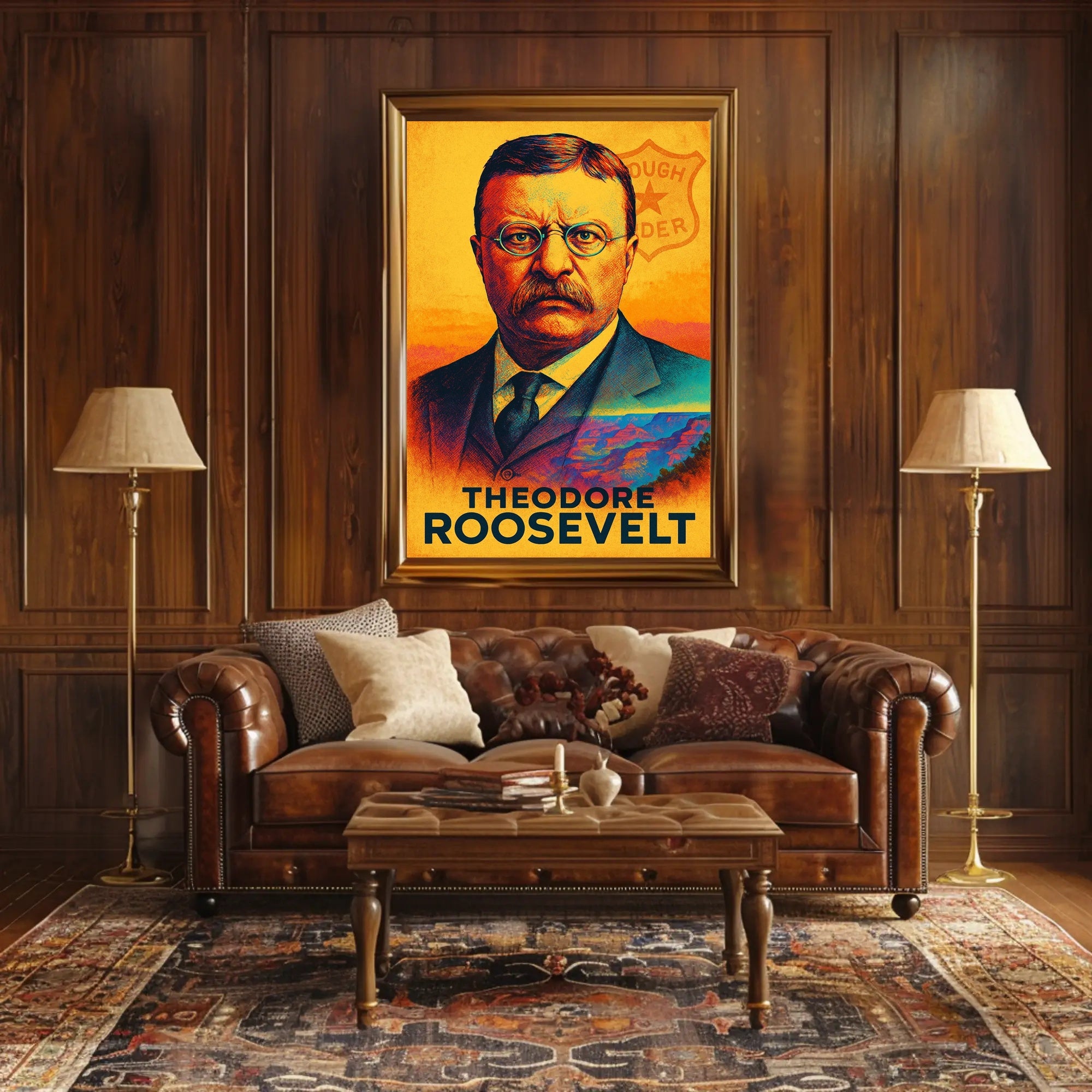 Rough Rider Bold Art Historical or Presidential Poster