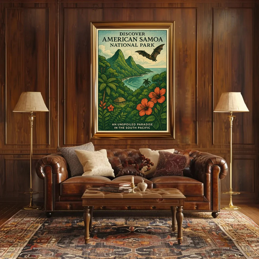 Unspoiled Paradise in the South Pacific Poster