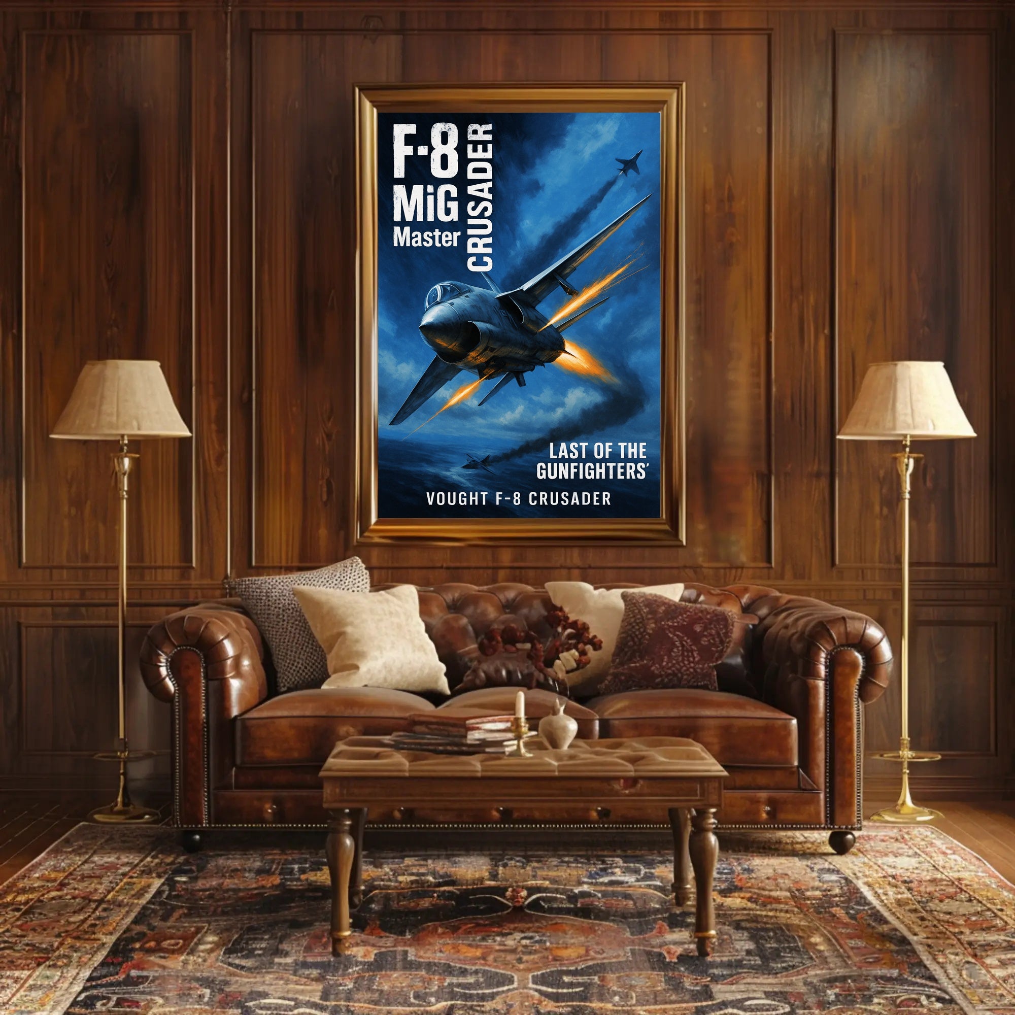 Vought F-8 Crusader Last of the Gunfighters Poster PosterGoat