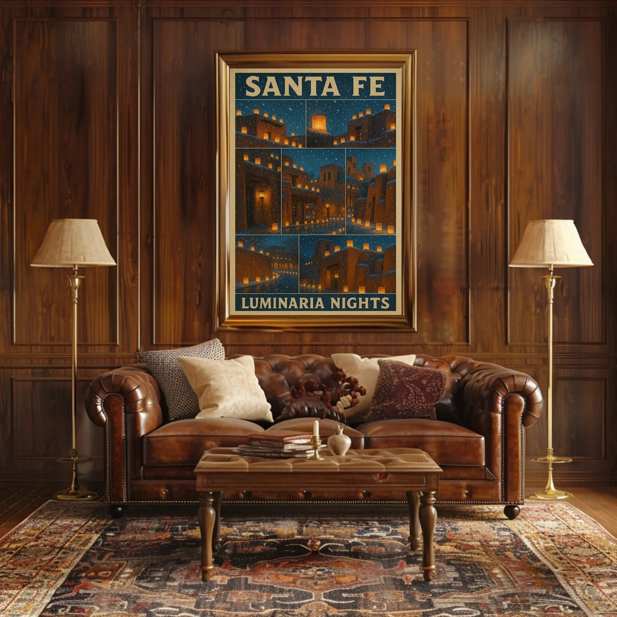 Santa Fe Luminaria Nights Poster