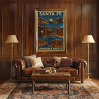 Santa Fe Luminaria Nights Poster