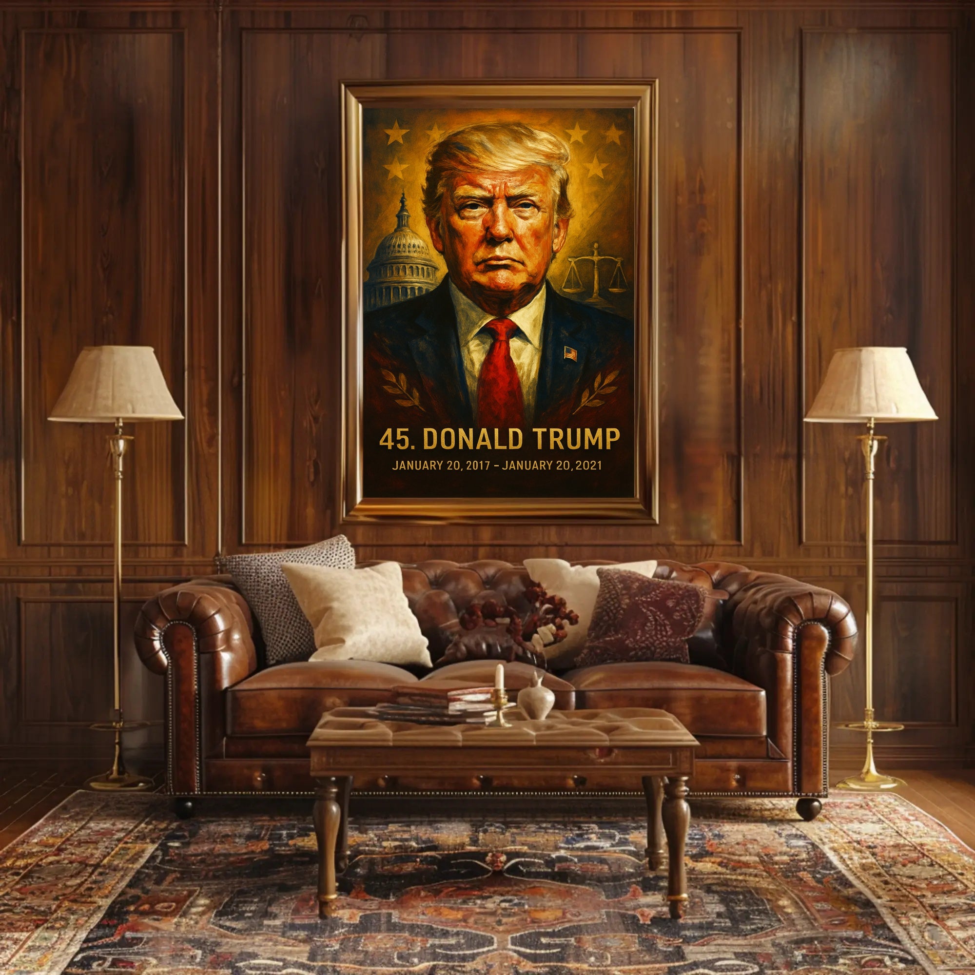 Donald Trump 45Th President Poster