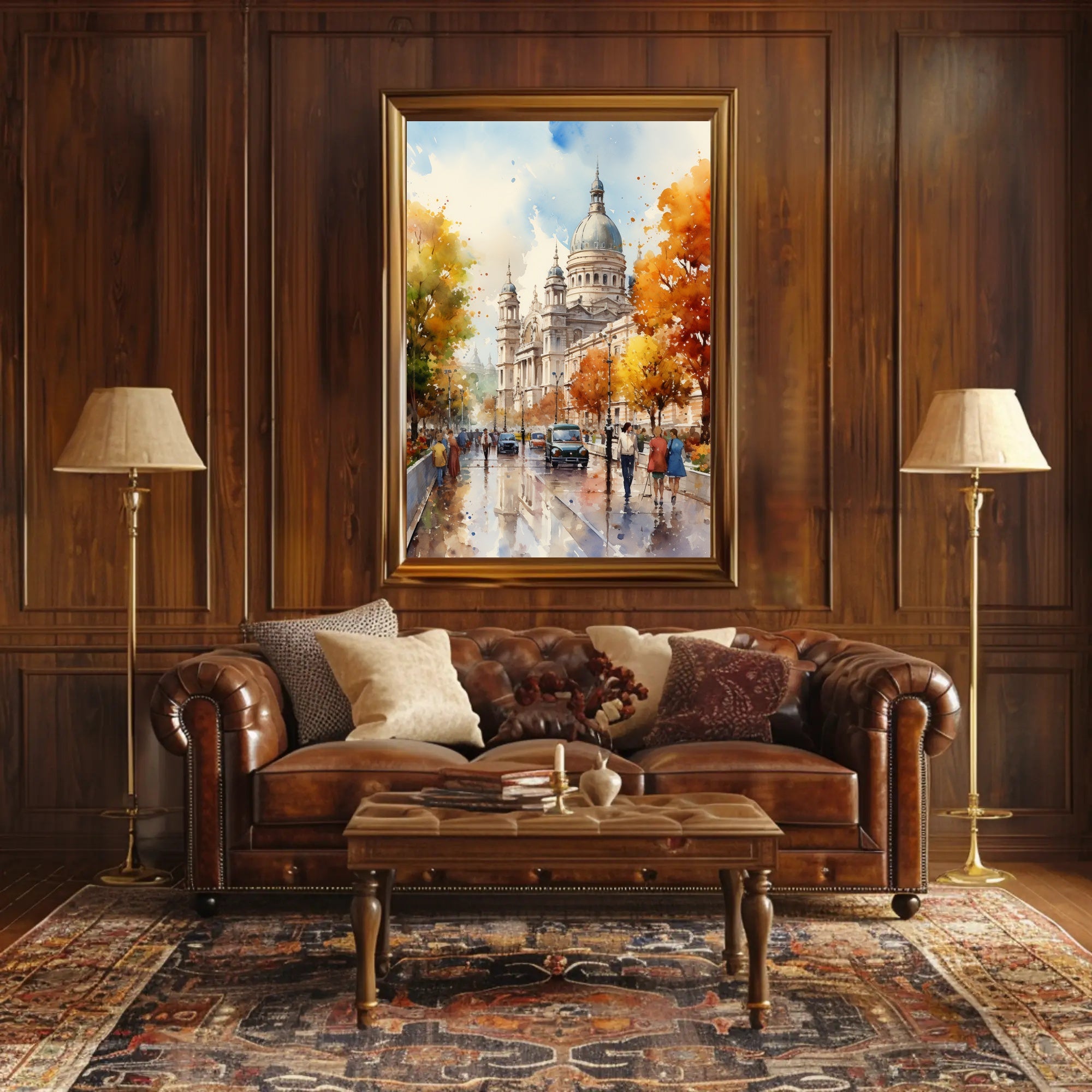 Autumn In The City Poster