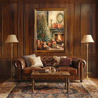 Cozy Christmas Eve Poster