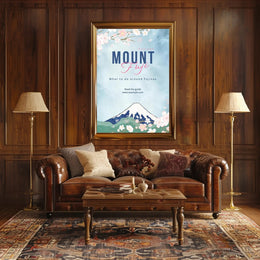 Explore Mount Fuji Poster PosterGoat