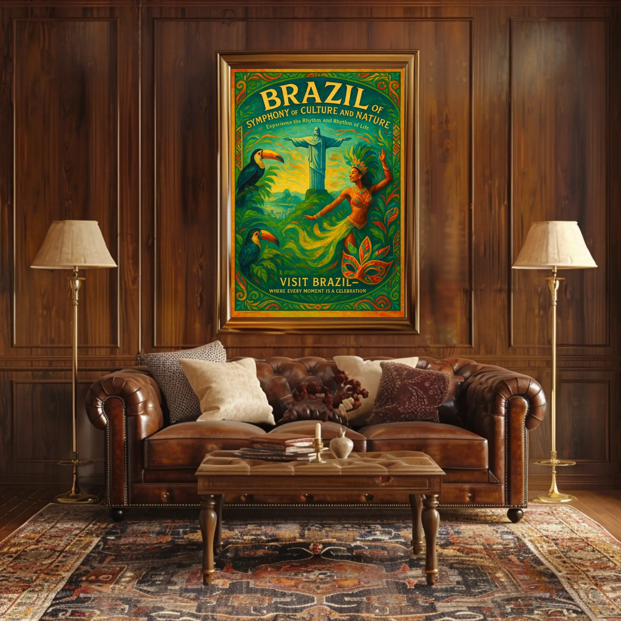 Brazil Symphony of Culture and Nature Poster
