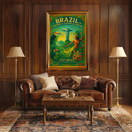 Brazil Symphony of Culture and Nature Poster