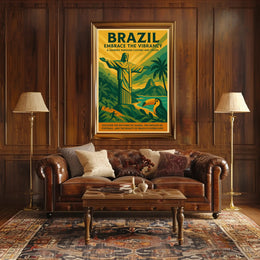 Brazil Embrace the Vibrancy Poster