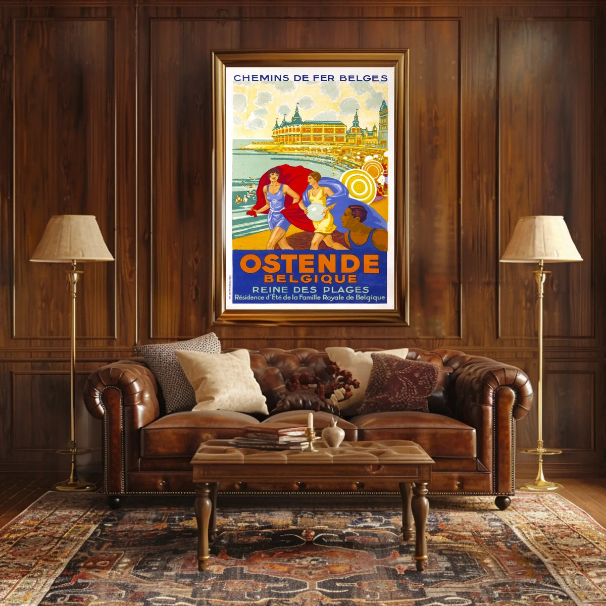 Ostende Queen Of The Beaches Poster