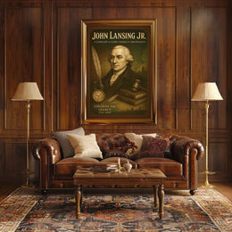 John Lansing Jr. A Luminary of Early American Jurisprudence Poster