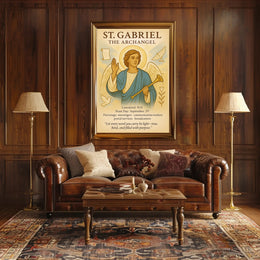 St. Gabriel the Archangel Poster PosterGoat