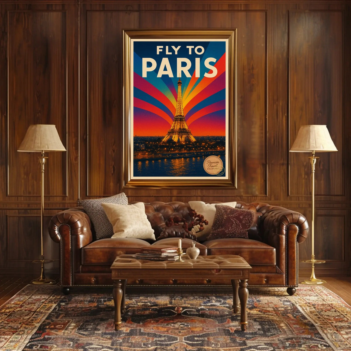 Fly To Paris Poster