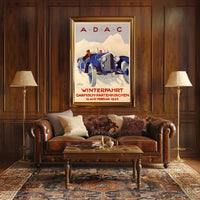Winterfahrt 1925 Advertisement Poster