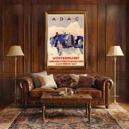 Winterfahrt 1925 Advertisement Poster