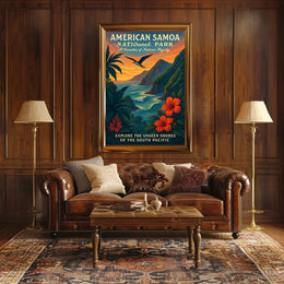 Explore the Unseen Shores of American Samoa Poster