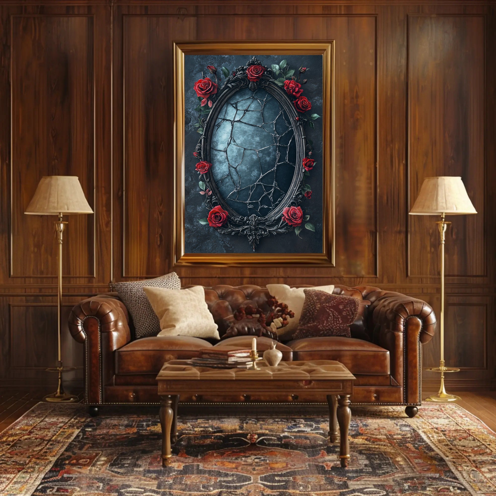 Reflections Of Elegance And Decay Poster