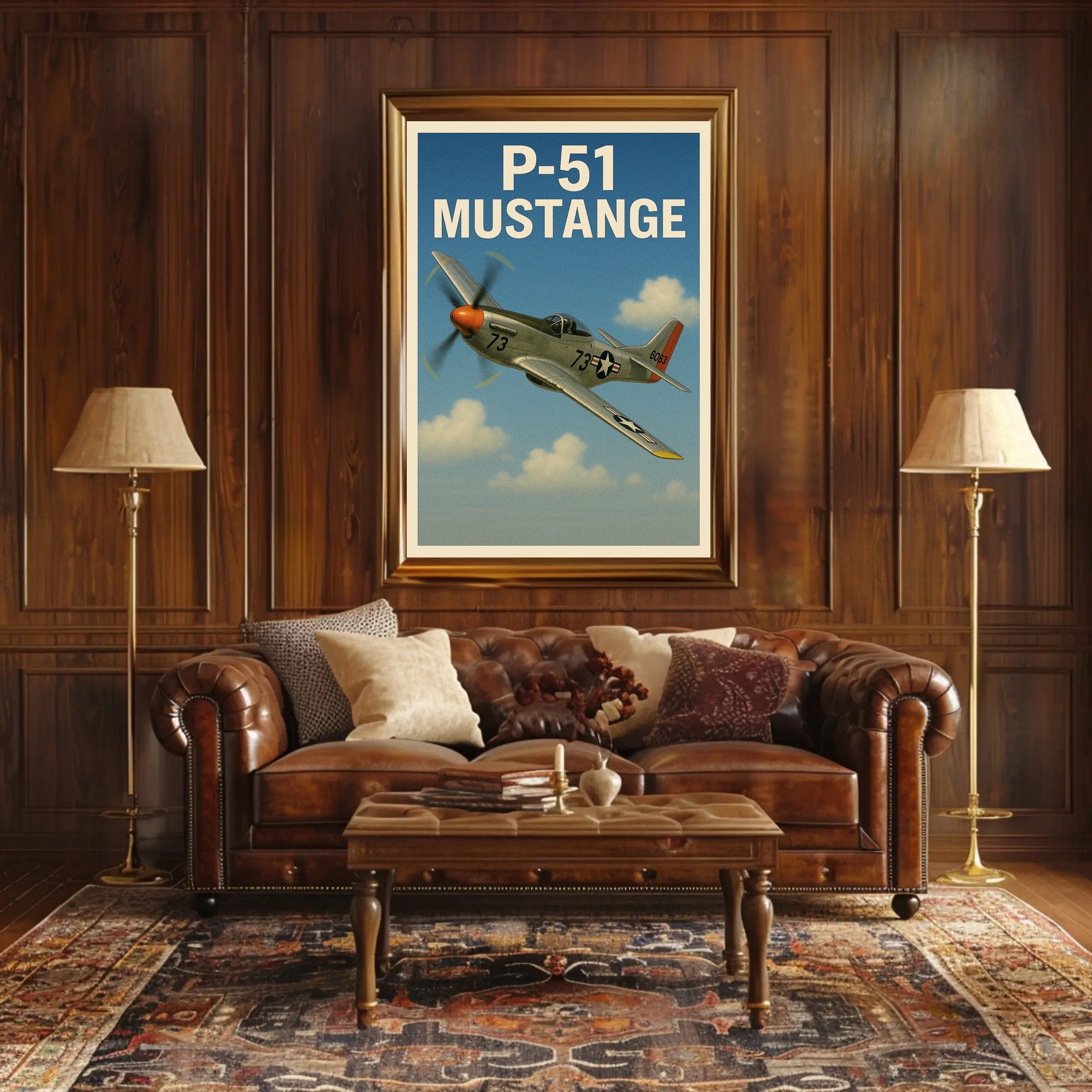 P-51 Mustang Poster PosterGoat