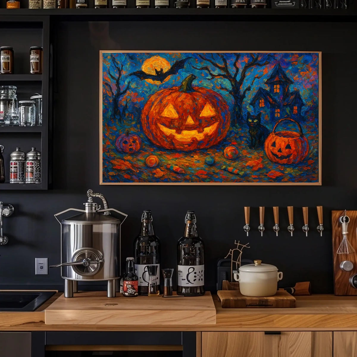 Halloween Night Fantasy Gothic Poster