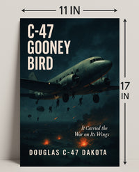 C-47 Gooney Bird Poster PosterGoat