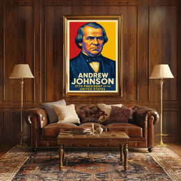 Andrew Johnson 17Th President Poster