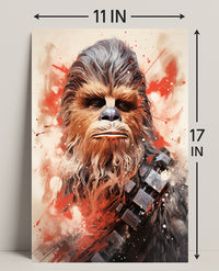 Galactic Warrior Portrait Poster