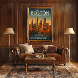Discover Boston Poster