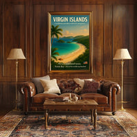 Discover The Virgin Islands Poster