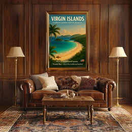 Discover The Virgin Islands Poster