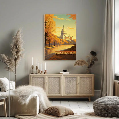 Washington Vintage Poster