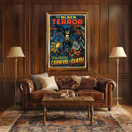 The Black Terror Carnival of Death Poster
