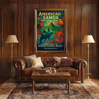American Samoa Sext National Park Poster