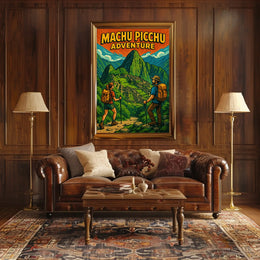 Machu Picchu Adventure Poster