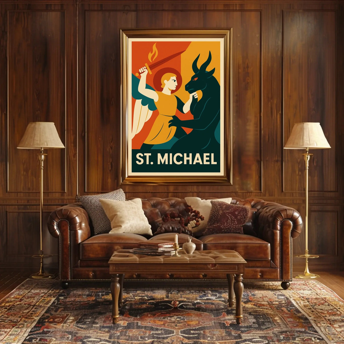 St. Michael Guardian Of Light Poster