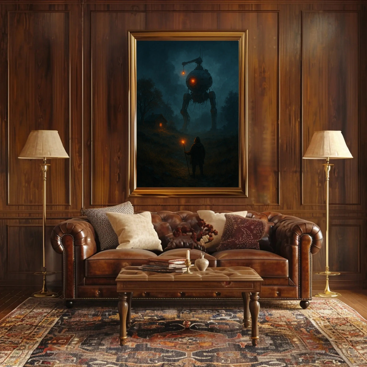 The Encounter In The Dark Poster