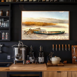 Winter Serenity by the Lake Poster