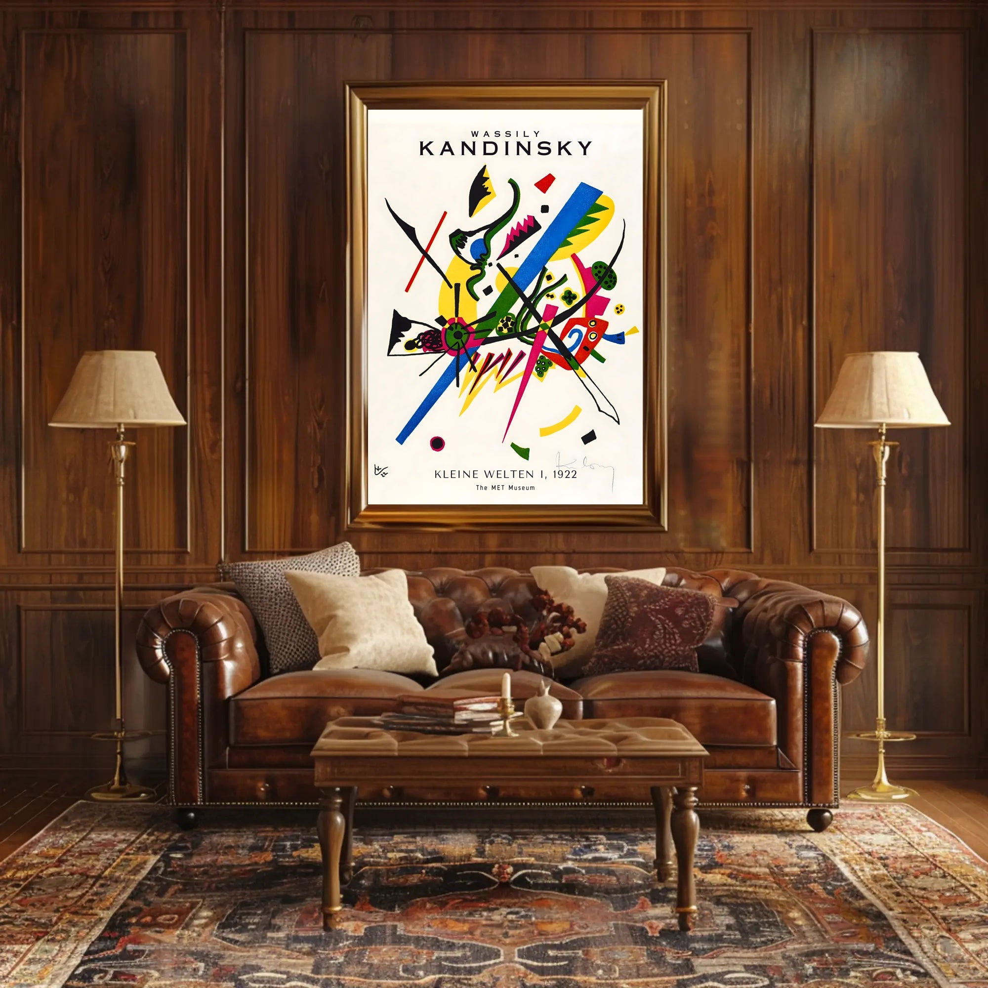 Wassily Kandinsky Kleine Welten I Poster