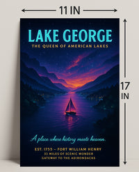 Lake George The Queen of American Lakes Poster PosterGoat
