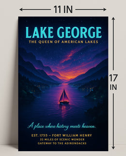 Lake George The Queen of American Lakes Poster PosterGoat